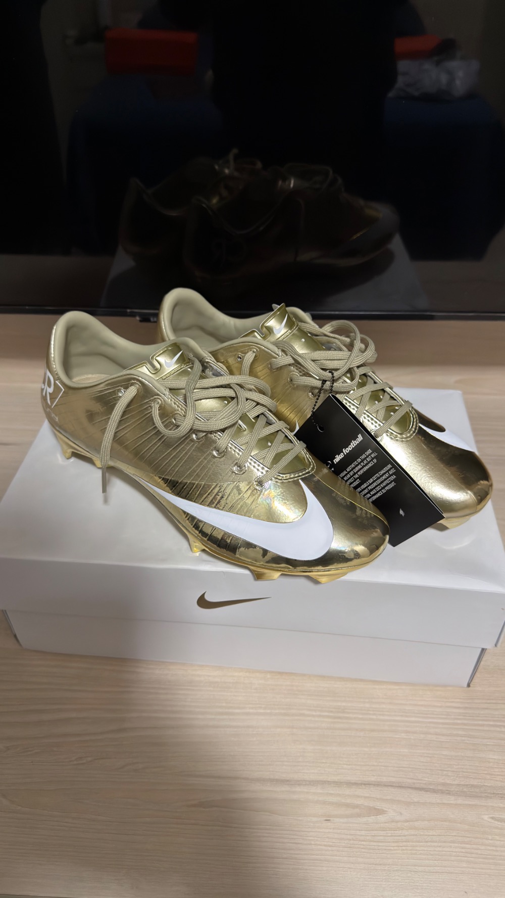 CR7 x Nike Chuteira Mercurial Superfly 1 RGN FG SE Metallic Gold Star — 40, Novo
