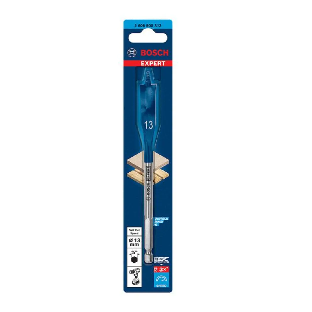 BROCA CHATA SELF CUT SPEED 13MM, 1/4 BOSCH