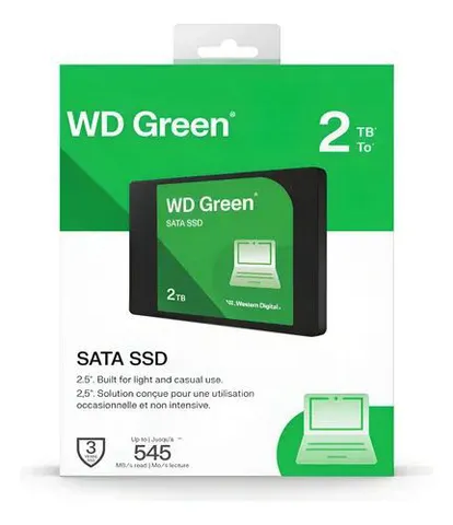 SSD WD Green 2.5 2TB SATA III 545 MB/s