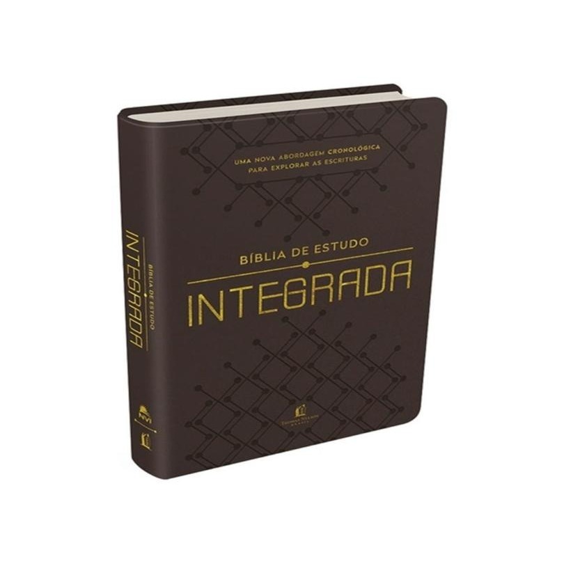 Foto 2 de Bíblia De Estudo Integrada | NVI | Letra Normal | Couro Soft | Marrom