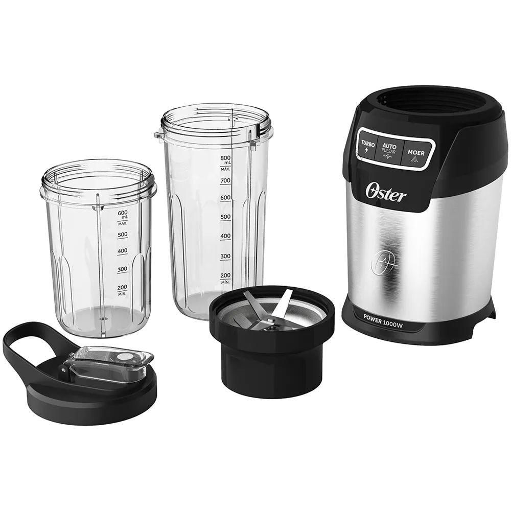Foto 4 de Kit Blender Ultra Power E Mini Grill Elétrico Inox Oster 220V