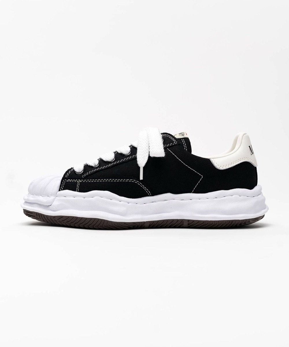 Maison Mihara Yasuhiro Blakey OG Sole Canvas Low Black — 44, Novo