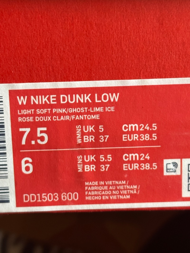 Foto 5 de Nike Dunk Low Lime Ice — 37, Novo