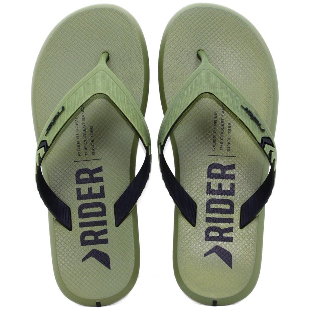 Chinelo Rider R1 Prime Masculino - Verde e Preto