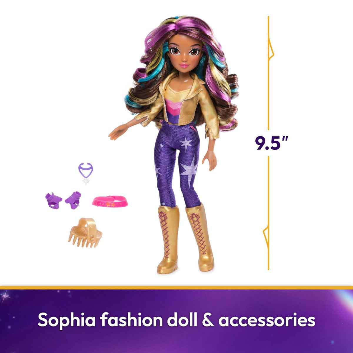 Foto 4 de Boneca Articulada Sophia De 24Cm - Academia Unicórnio