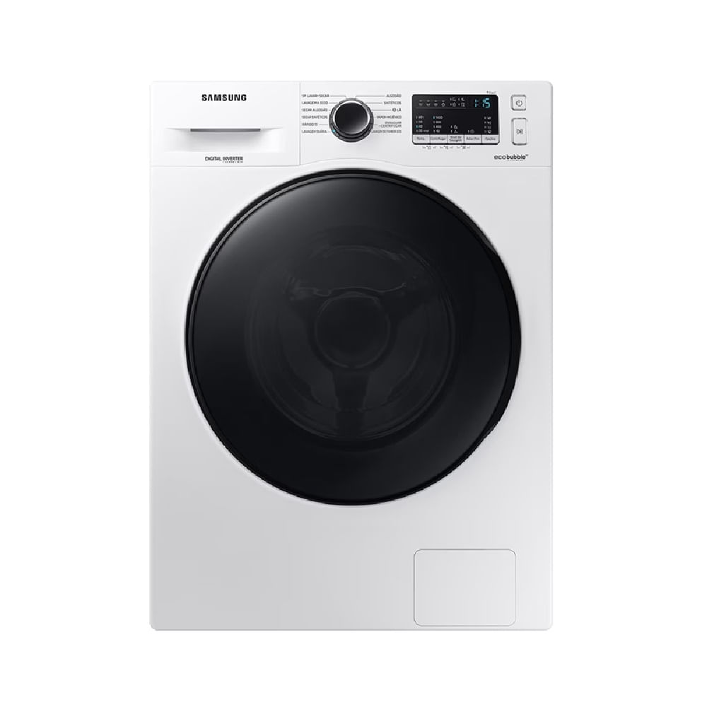 LAVA E SECA SAMSUNG 11KG COM ECOBUBBLE EM AÇO INOX BRANCO 220V WD11A4453BWFAZ