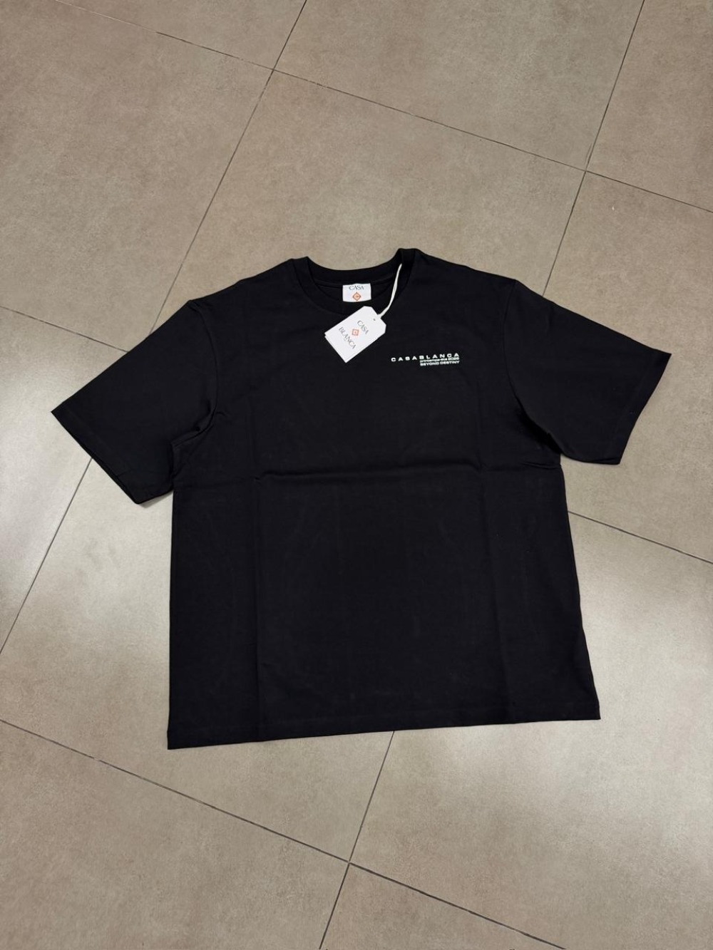 Camiseta Casablanca Oversized Glitch Orchid Black — P / G, Novo