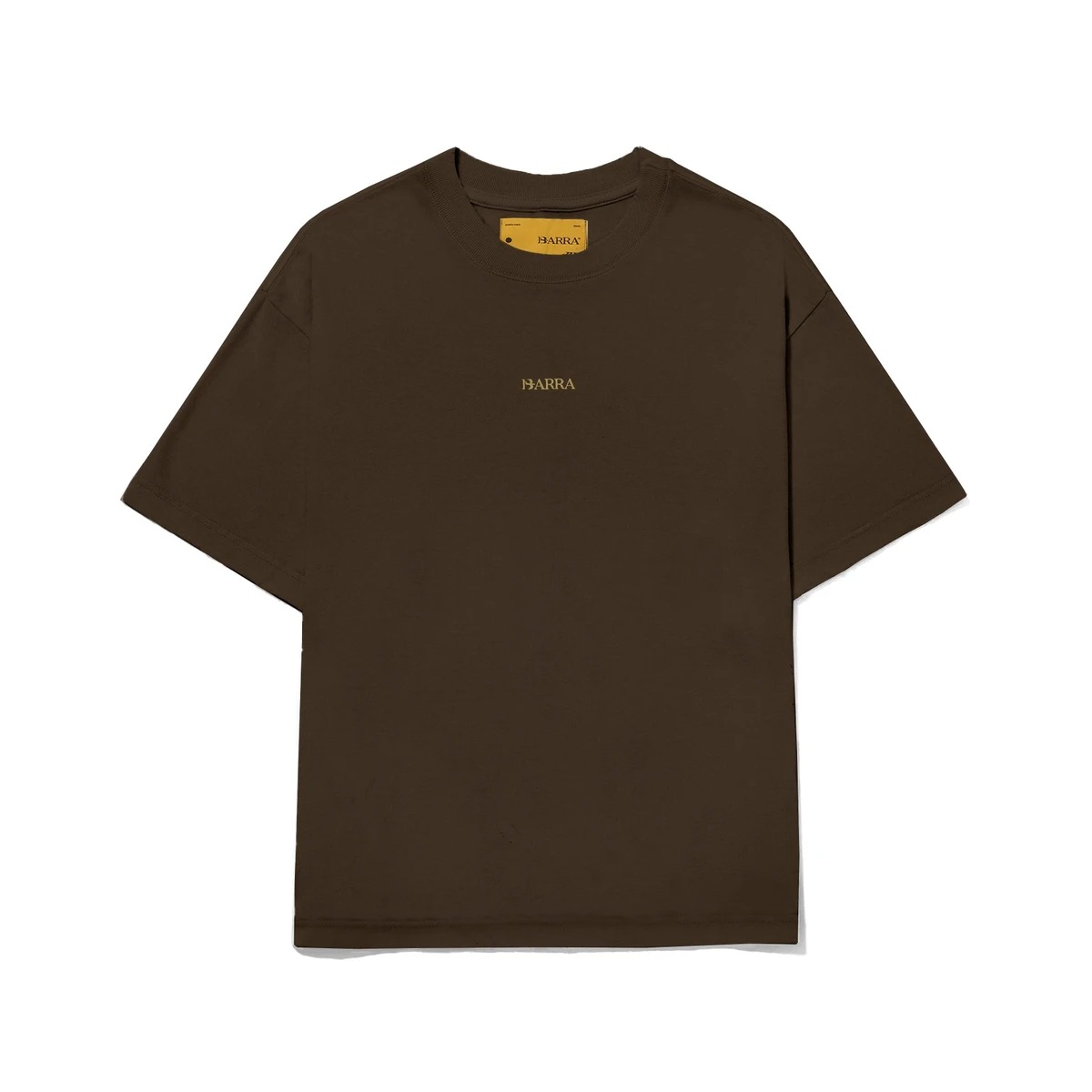 Camiseta Barra Crew Logo Brown — P / M / G, Novo