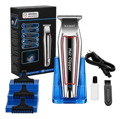 Máquina Acabamento Cabelo Barba Kemei 032