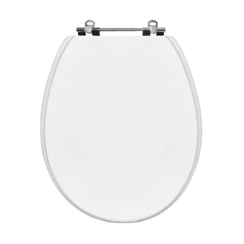 Assento Sanitário Modelo Ravena Poliéster Branco Alterna