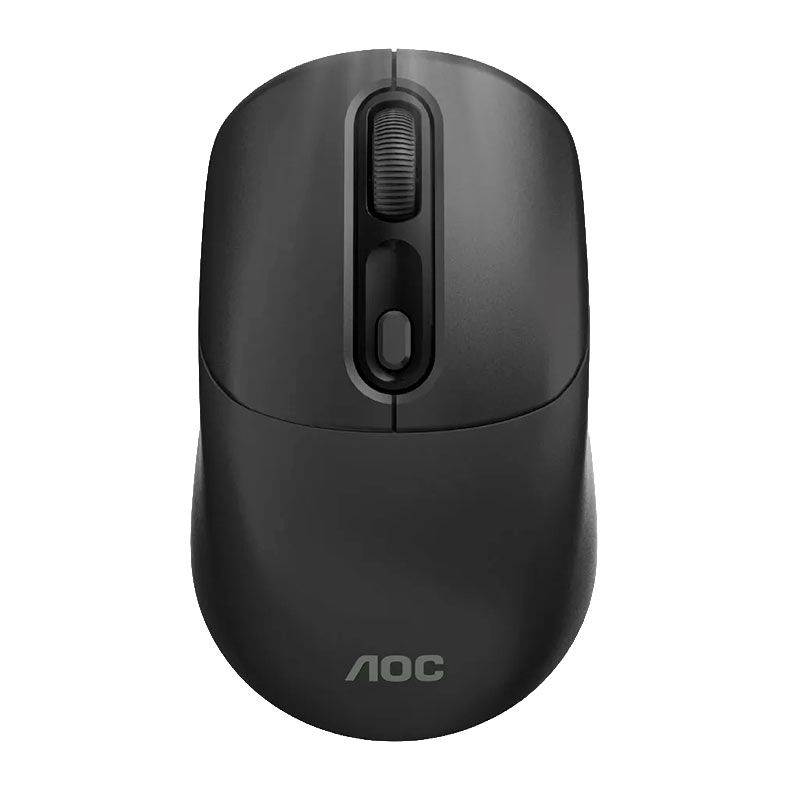 Mouse Office AOC, 1600DPI, 4 Botões, Wireless, Preto, MS210-BK