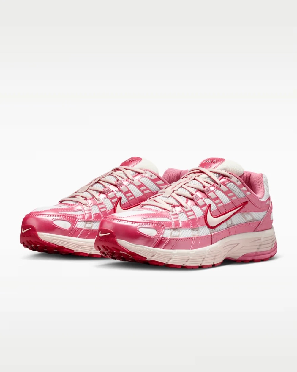 Nike P-6000 White Silt Red Peony — 40, Novo