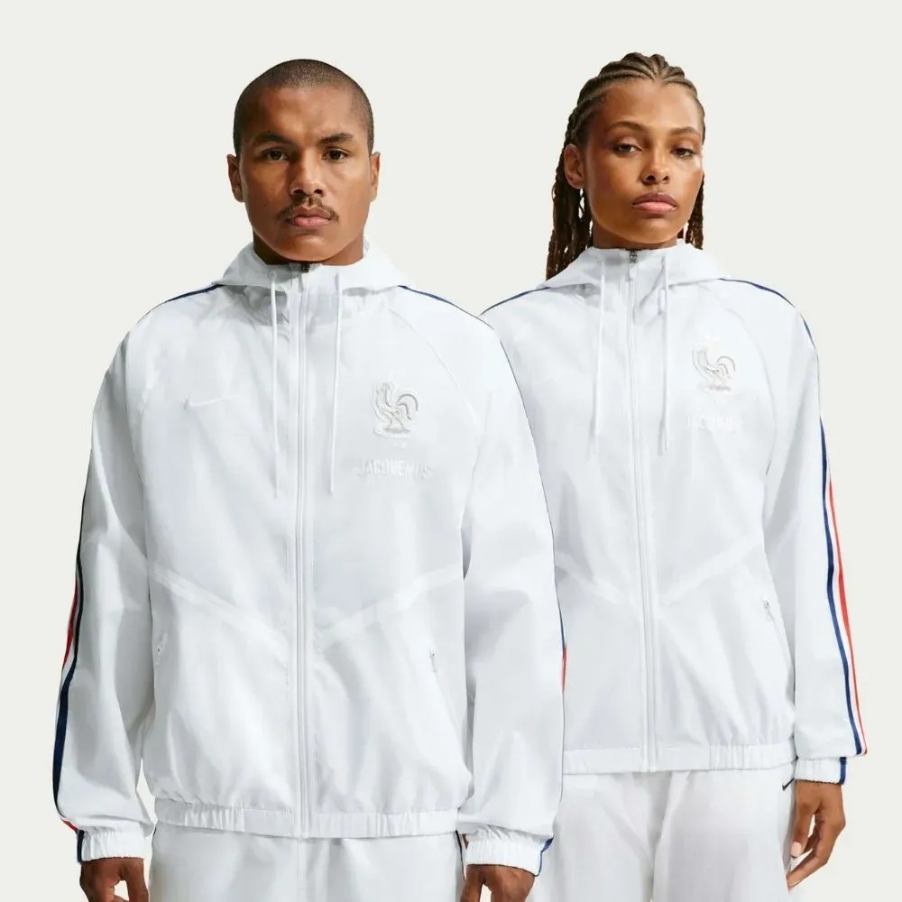 France x Jacquemus x Nike Jaqueta Dri-FIT Anthem White Game Royal — M, Novo