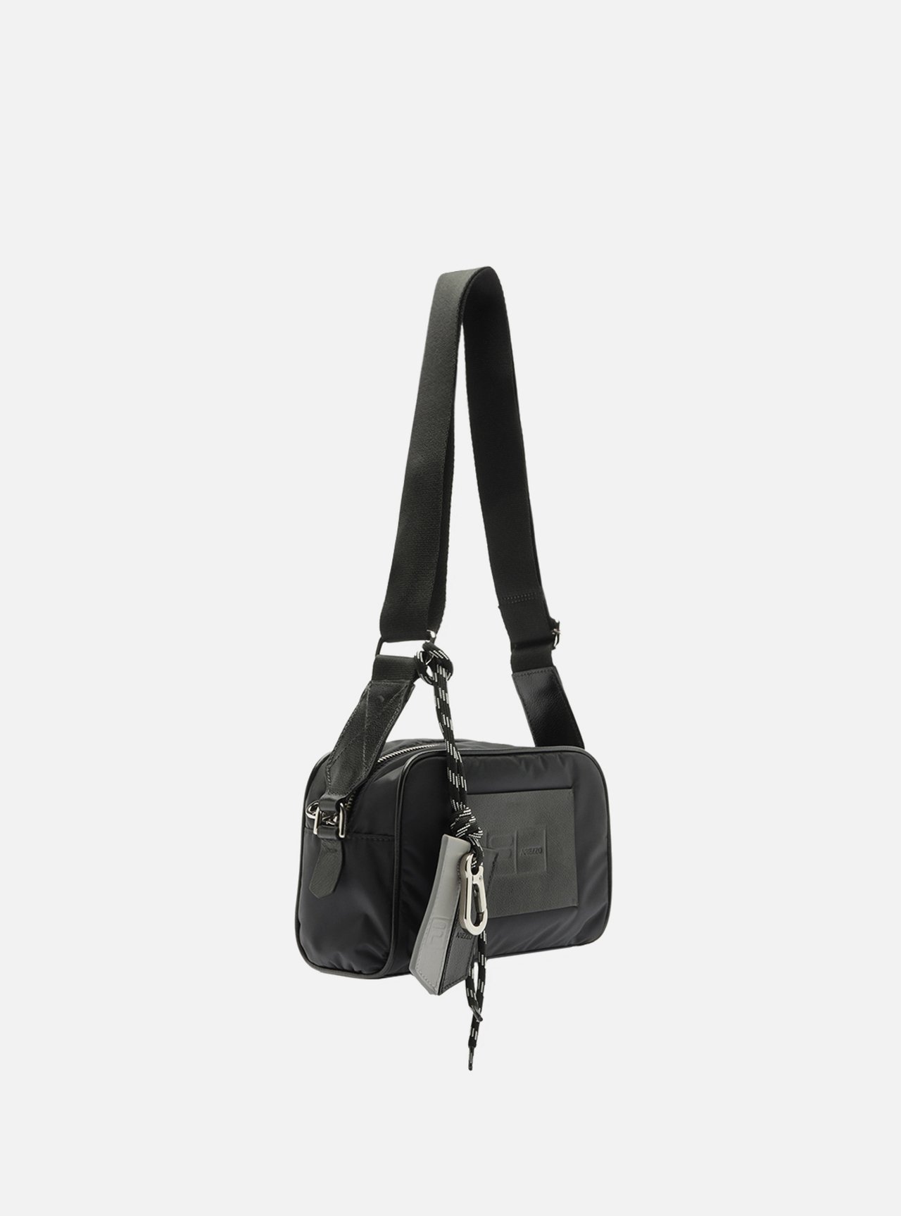Foto 5 de Bolsa Tiracolo Marrom Couro Pequena Alça Larga