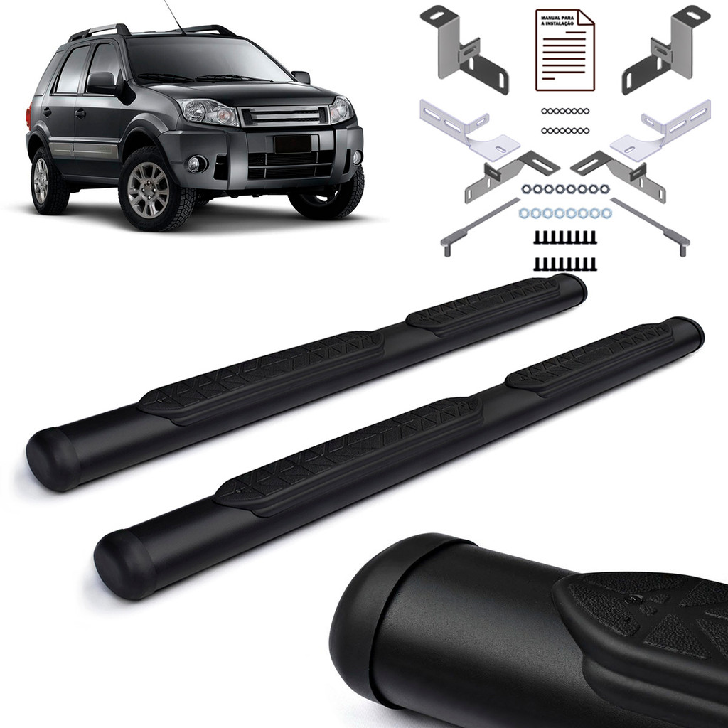 Estribo Oblongo Ecosport 2003/2012 Preto