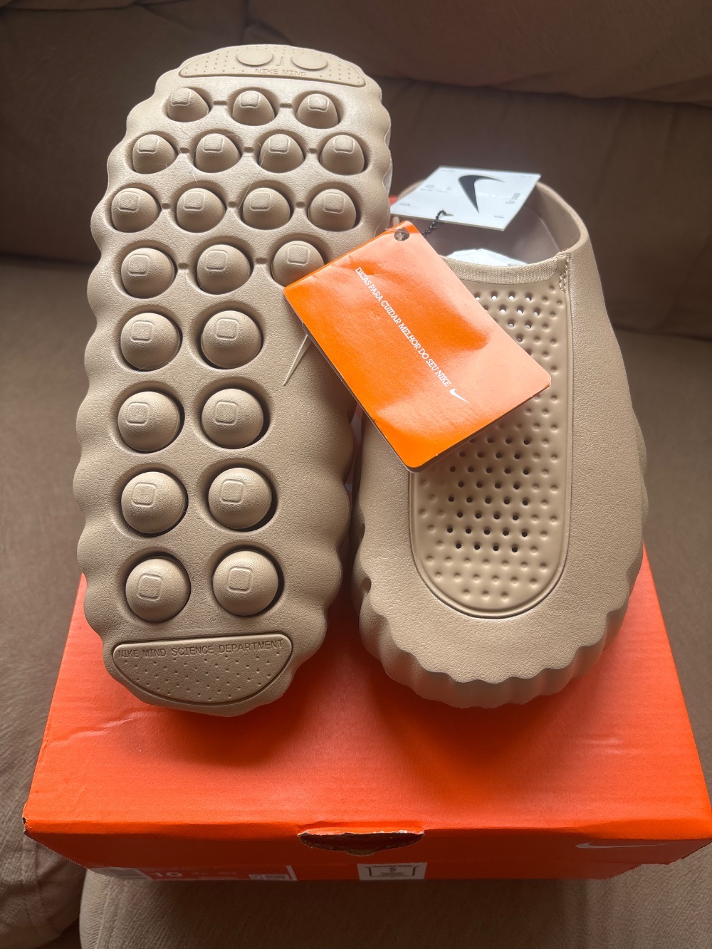Nike Mind 001 Hemp Sanddrift Pale Ivory — 42, Novo