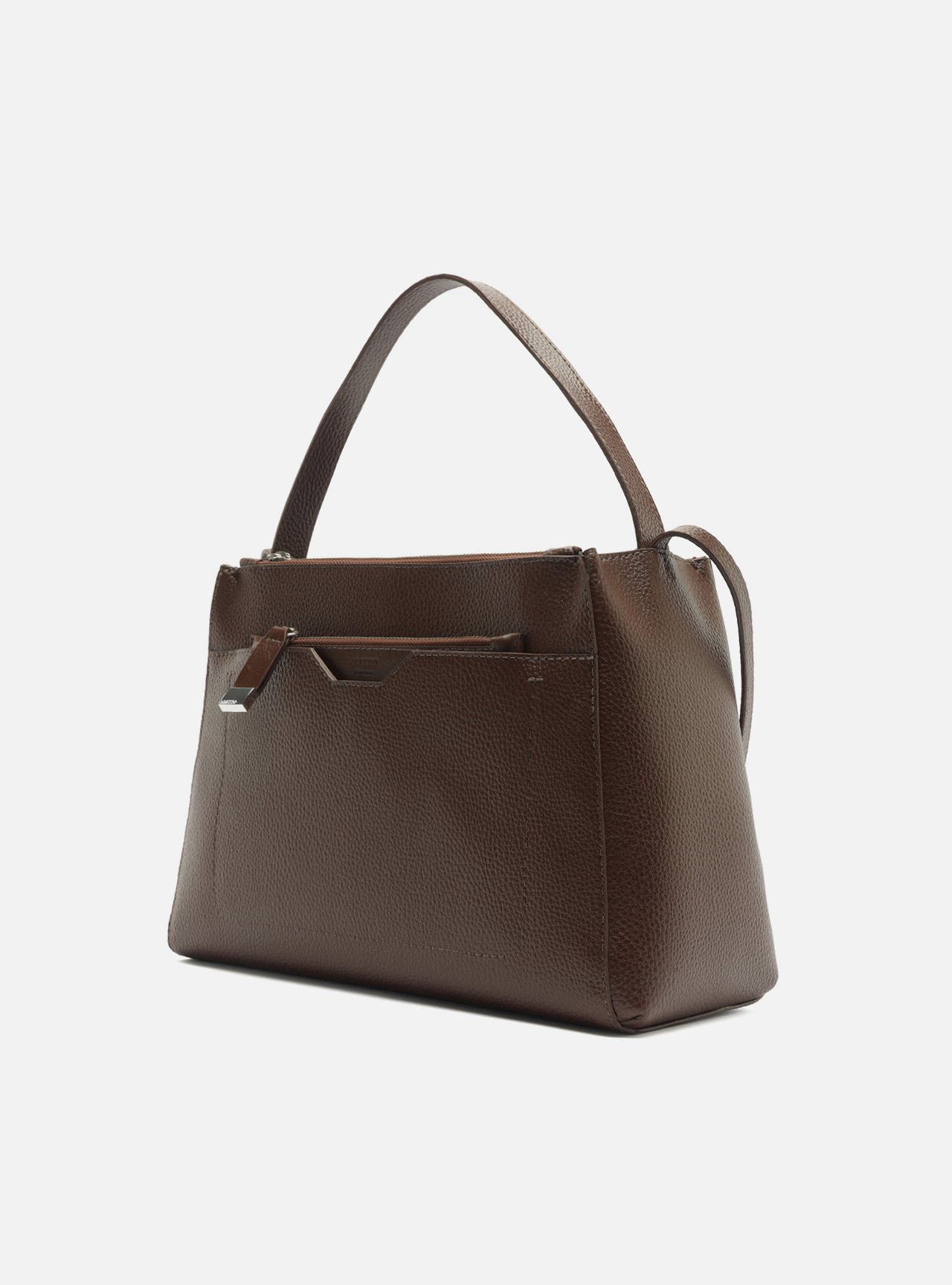 Foto 2 de Bolsa Tote Marrom Escura Emilly Grande