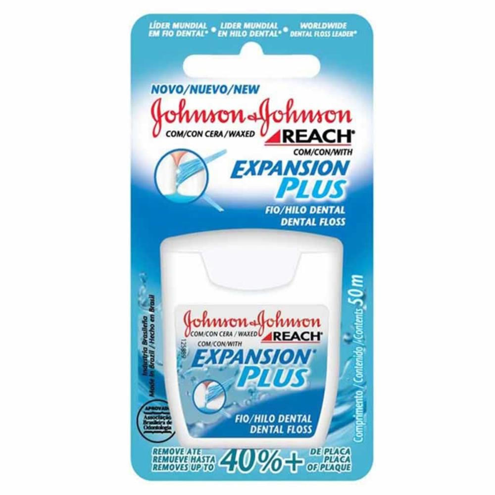 Fio Dental J&J Reach Expansion Plus Regular 50m