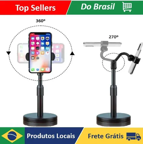[Grupo de 3] Suporte de Celular de Mesa com Braço Articulado