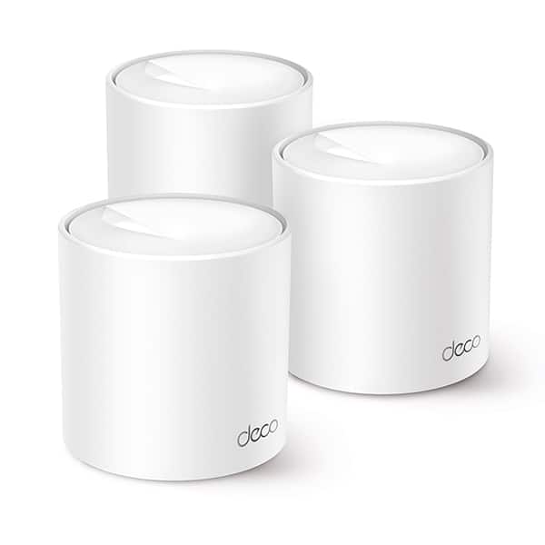 Kit Roteador WiFi Mesh 6 Deco X10, Gigabit Dual-Band 2 Portas, AX1500, TP-Link - CX 3 UN