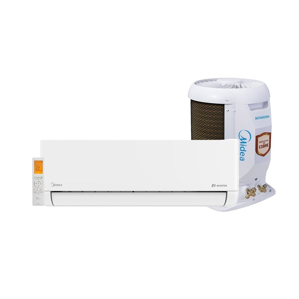 Ar Condicionado Split Midea Inverter AI AirVolution 12000 BTU/h Frio 42EFVCB12M5 - 220 Volts
