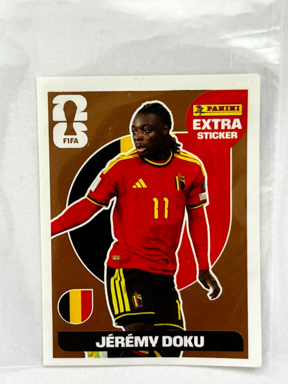 Figurinha Panini Jérémy Doku Legend Bronze FIFA World Cup 2026 — Único, Novo