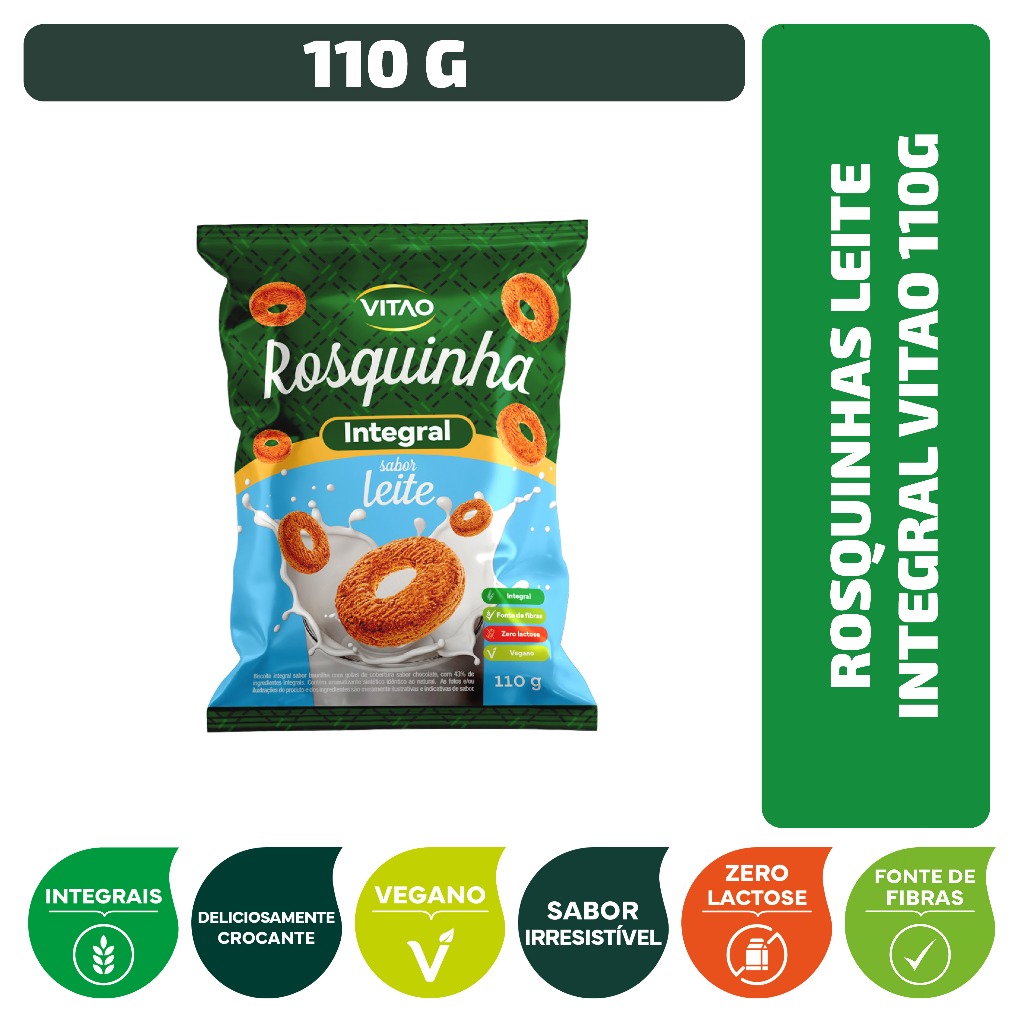 Rosquinhas Leite Integral Vitao 110 g