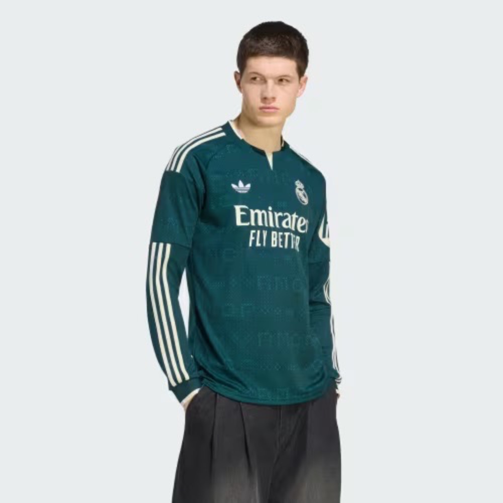 Camisa adidas II Manga Longa Real Madrid 26/27 Aurora Ivy — P / M / G / XG, Novo