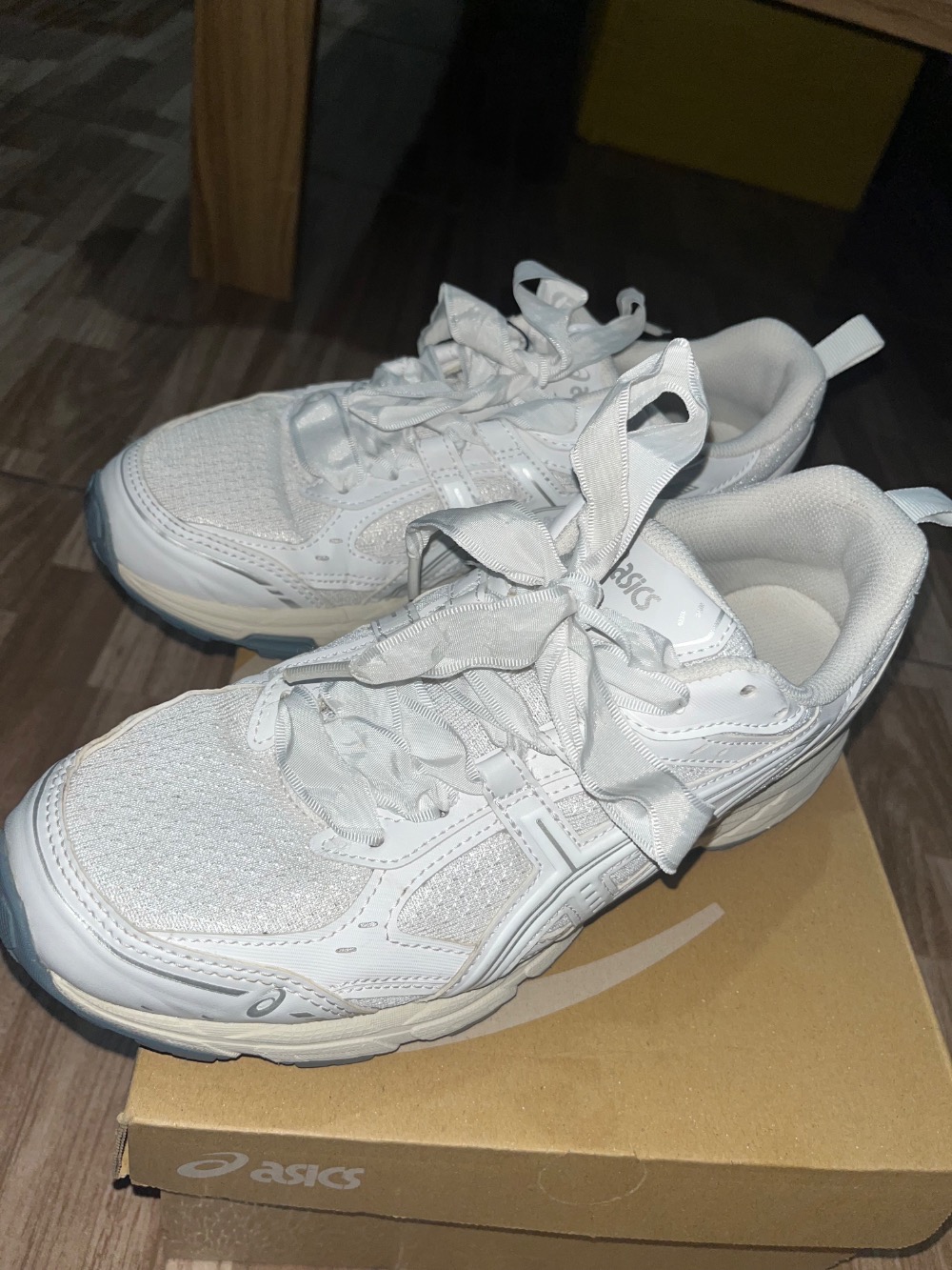 Asics Gel-Nunobiki White Pure Silver — 39 / 39.5, Usado