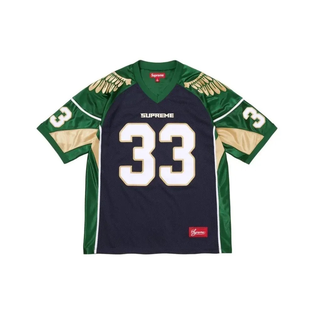 Camiseta Supreme Wings Football Jersey Navy SS26-W14 — XG, Novo