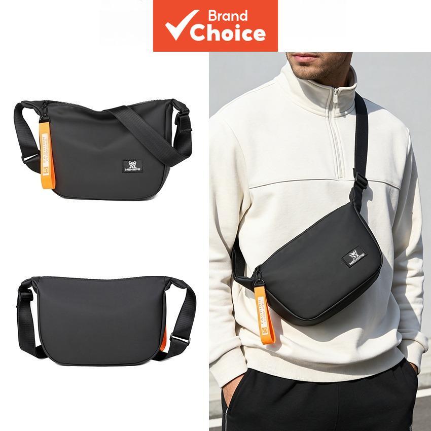 Bolsa Masculina de Ombro Leve Impermeável, Transversal Casual para Uso Diário, Mochila Tiracolo Portátil para