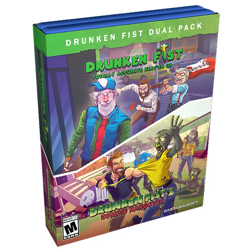 Drunken Fist Dual Pack Totally Accurate Beaten Up & Zombie Hangover PS5 Midia Fisica