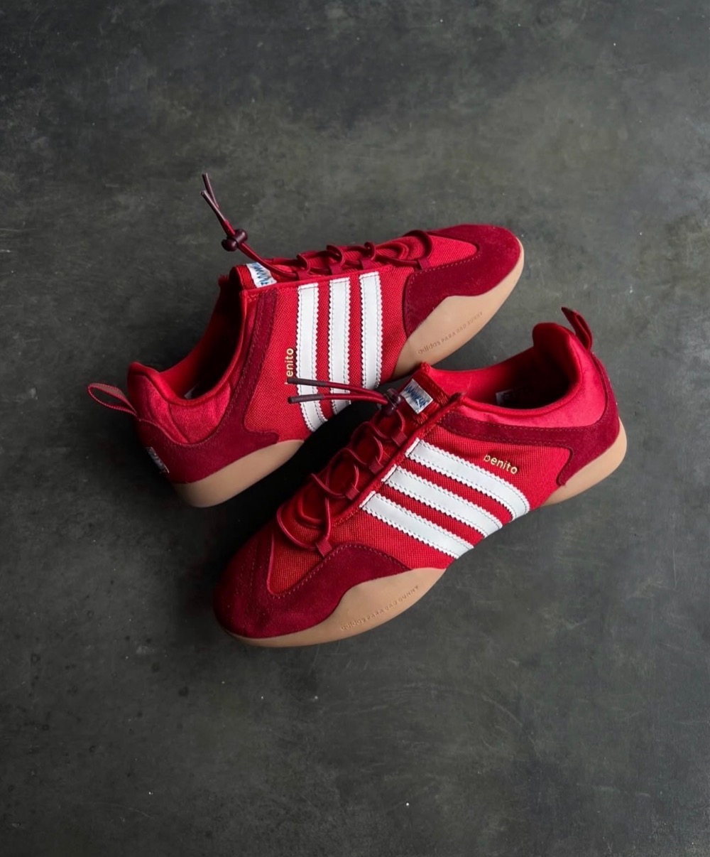 Bad Bunny x adidas Ballerina Vivid Red Chalk White — 39, Novo