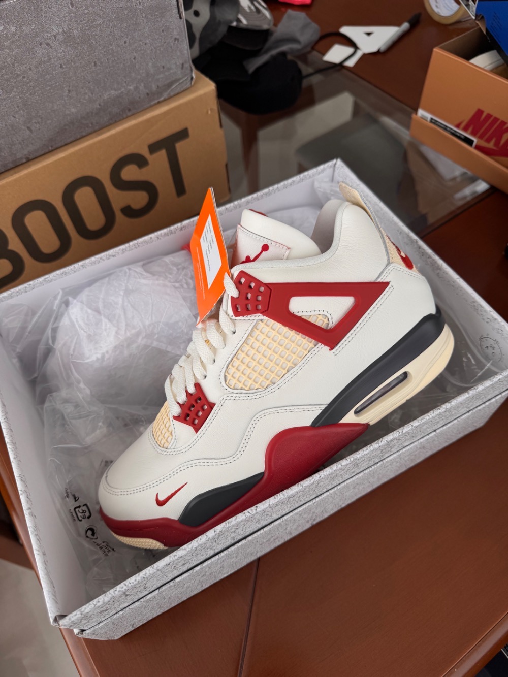 Nigel Sylvester x Air Jordan 4 Brick After Brick — 40, Novo
