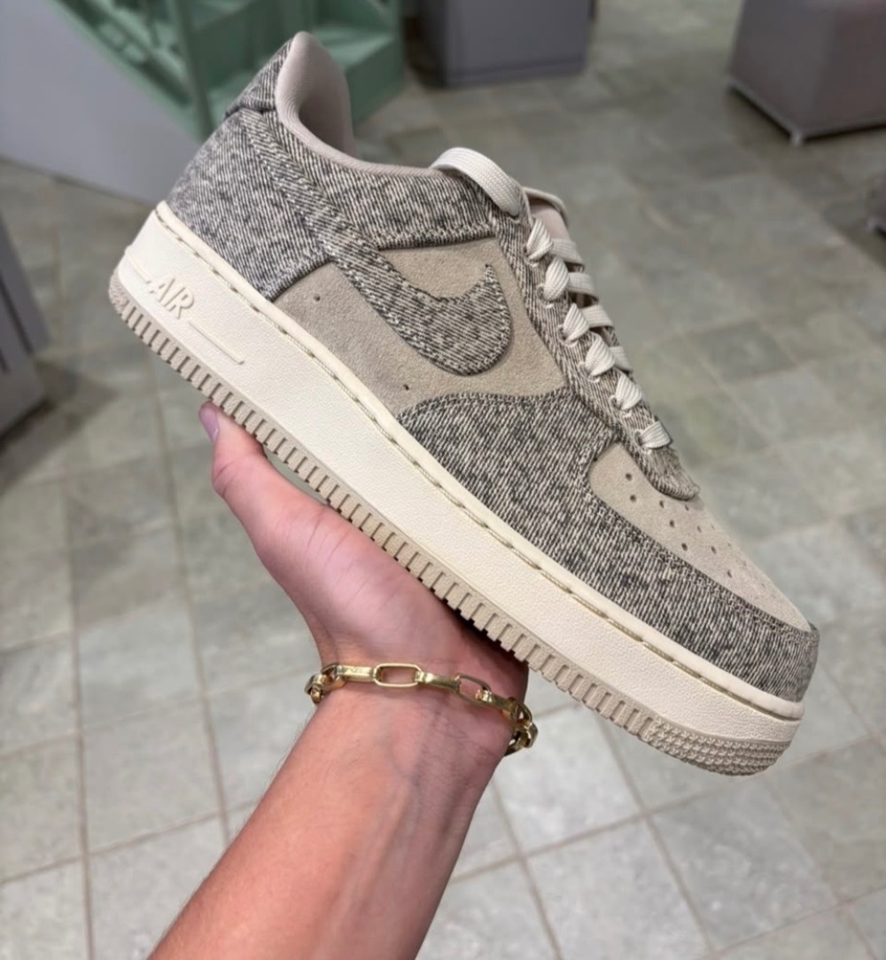 Nike Air Force 1 Low '07 LV8 Denim Desert Khaki — 40, Novo