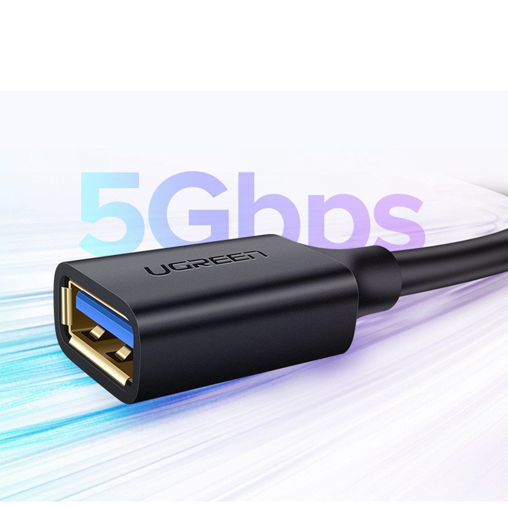 Foto 2 de Cabo Extensor Usb 3.0 Ugreen Macho Fêmea Extensão 2 Metros