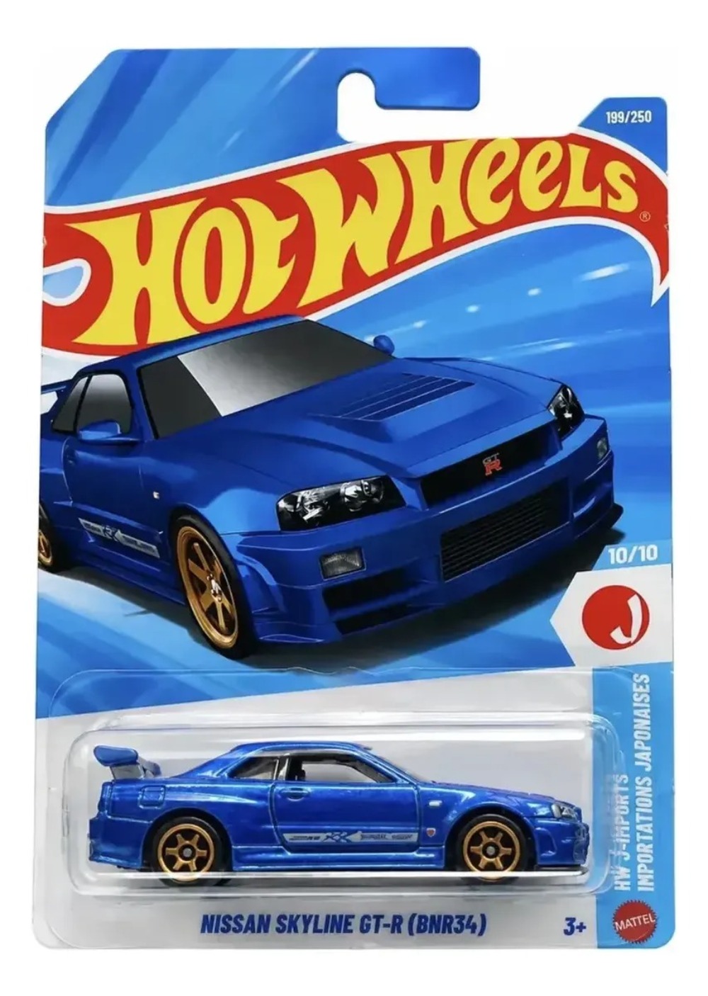 Hotwheels Nissan Skyline GT-R Blue — Único, Novo
