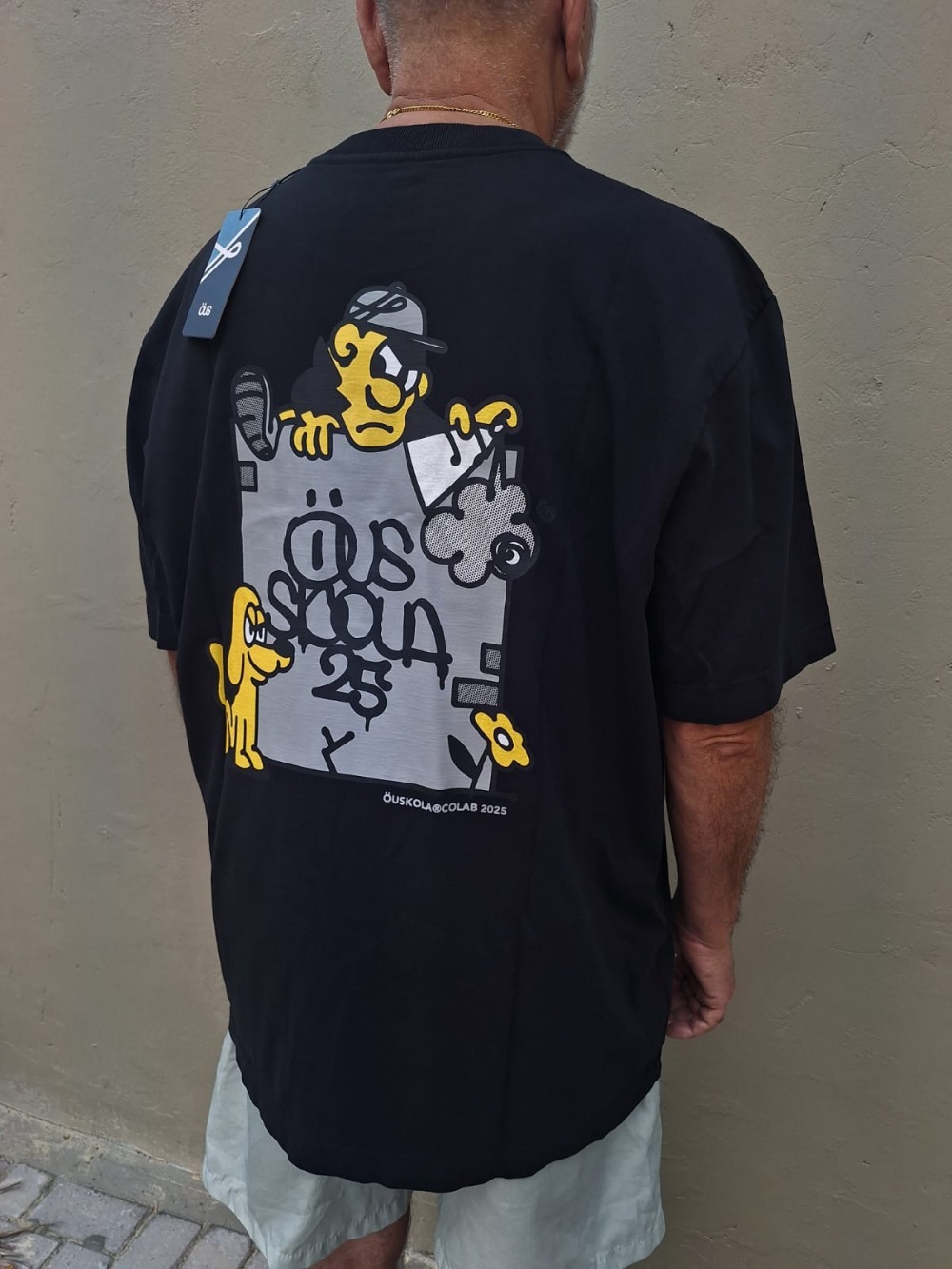 Skolas x Ous Camiseta Black — XXG, Novo