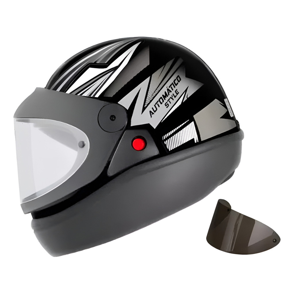 Capacete Ebf Style Fechado C/viseira Automatica Tam 56 58 60