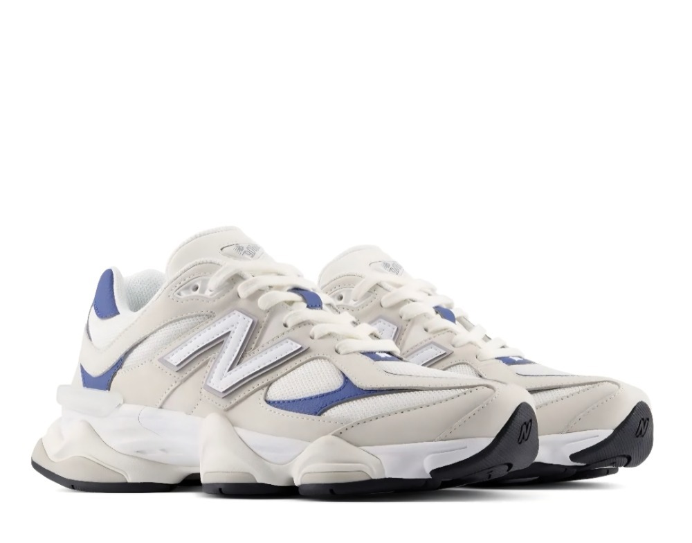New Balance 9060 Light Beige Dark Blue — 39 / 40 / 40.5 / 41 / 42 / 42.5 / 43, Novo