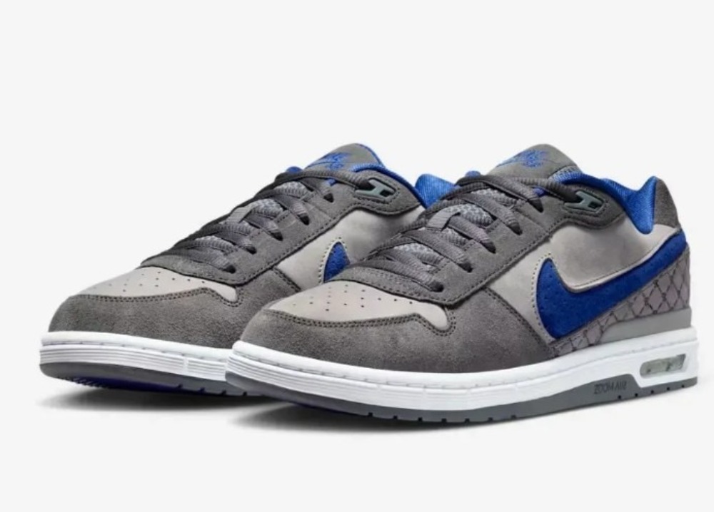 Nike Air Zoom Low Paul Rodriguez Habanero Flint Grey Medium Grey — 43, Novo