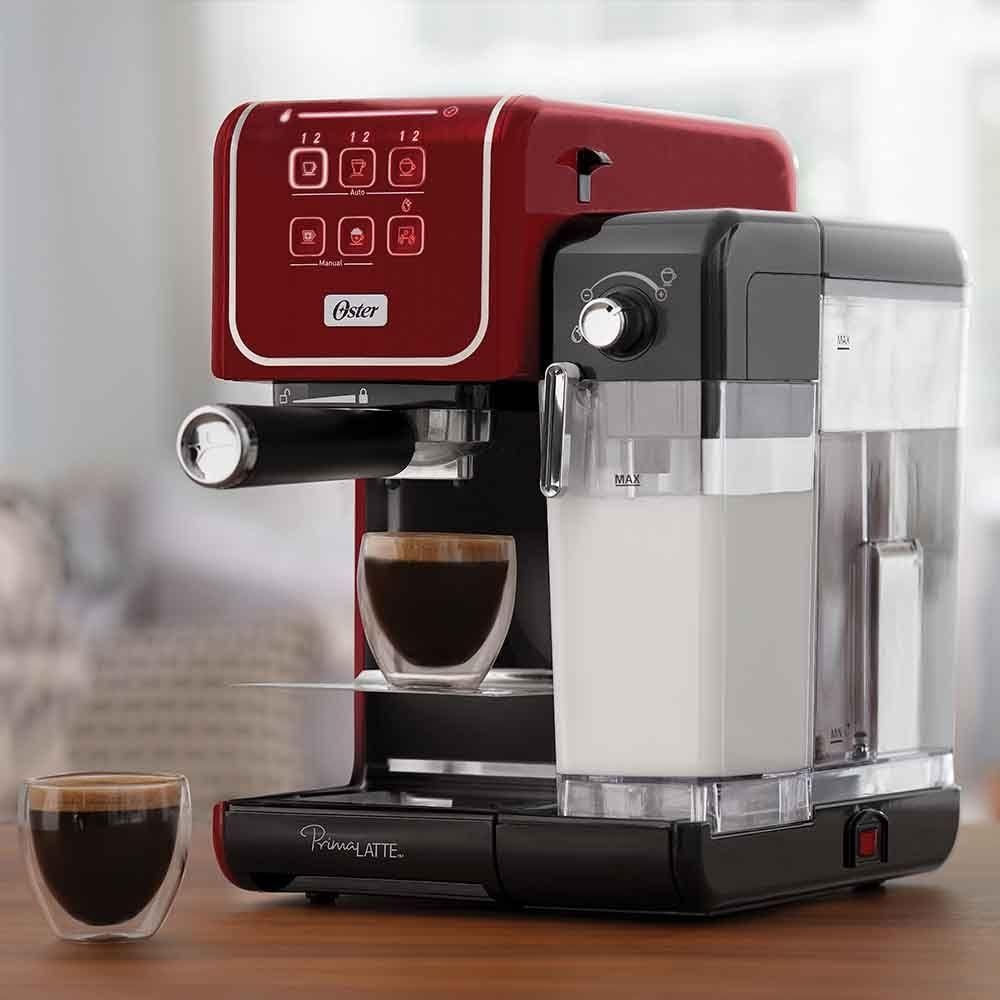 Foto 2 de Kit Oster Primalatte Touch Red e OTOR650 Cafeteira Espresso e Torradeira 110V