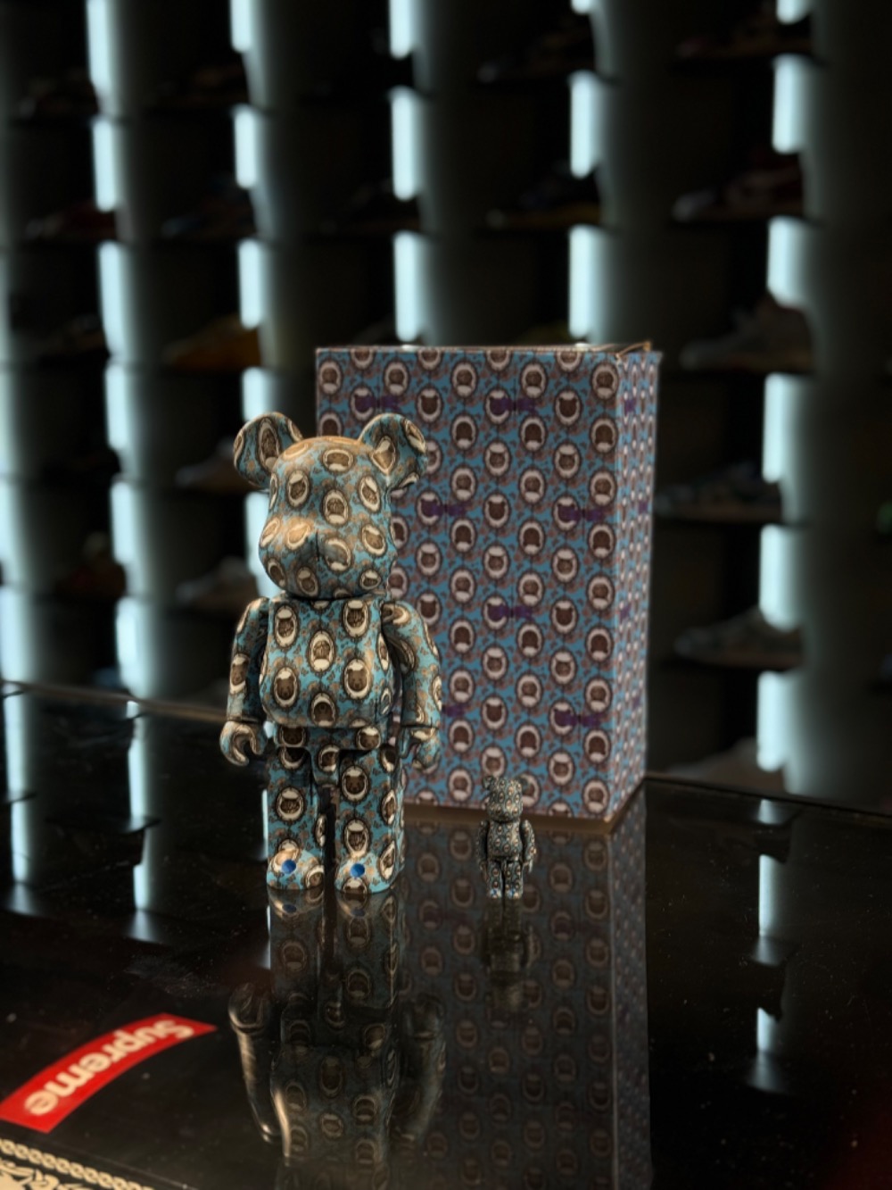 Robe Japonica x Bearbrick Medicom Toy (Mirror) 100% & 400% Set — Único, Novo