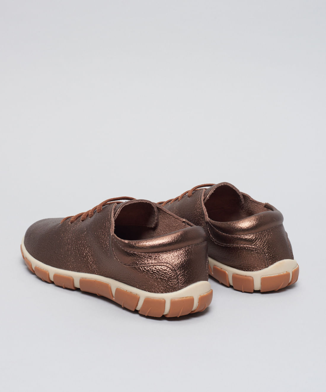 Foto 3 de Tenis Frances Comfort - Bronze — 33 - bronze