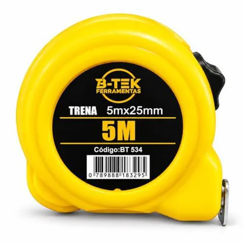 Trena Métrica 5m B-TEK com Trava BT 534