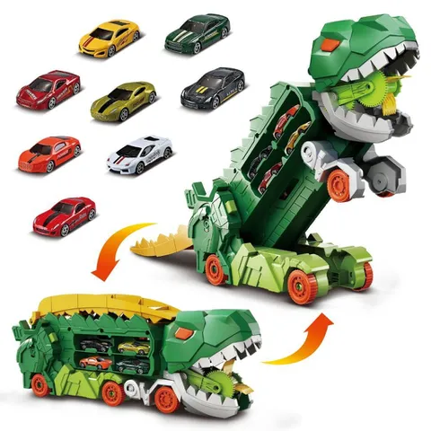 Pista Dinossauro 2 em 1 Caminhão Cegonha