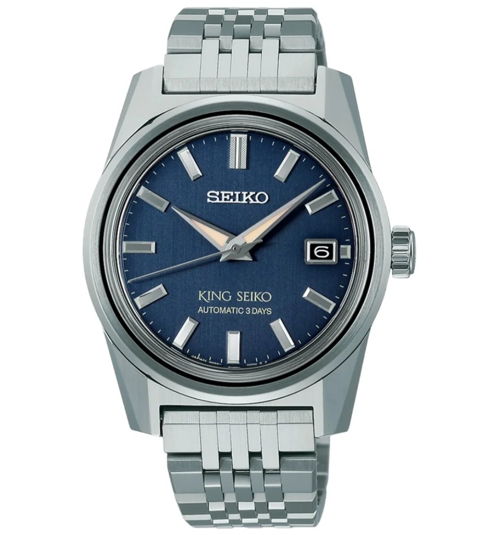 Relógio King Seiko 3 Days Indigo Denim 38.3 mm — Único, Novo