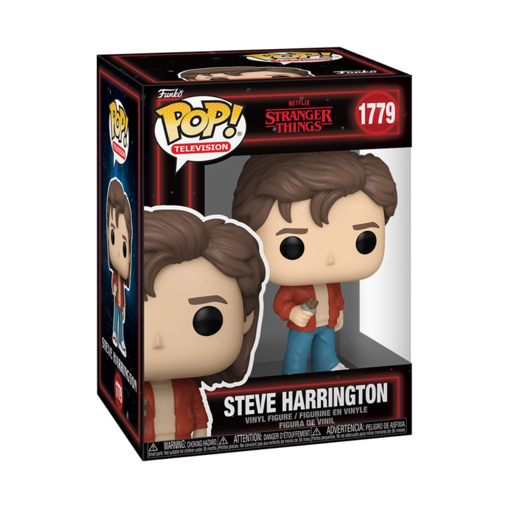 Foto 2 de Boneco Funko Pop Netflix Stranger Things T5 Steve Harrington