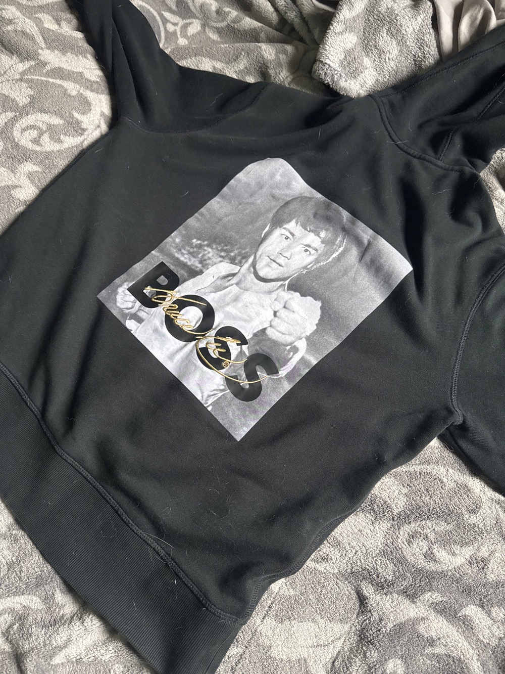Moletom Hugo Boss Bruce Lee Black — M, Usado