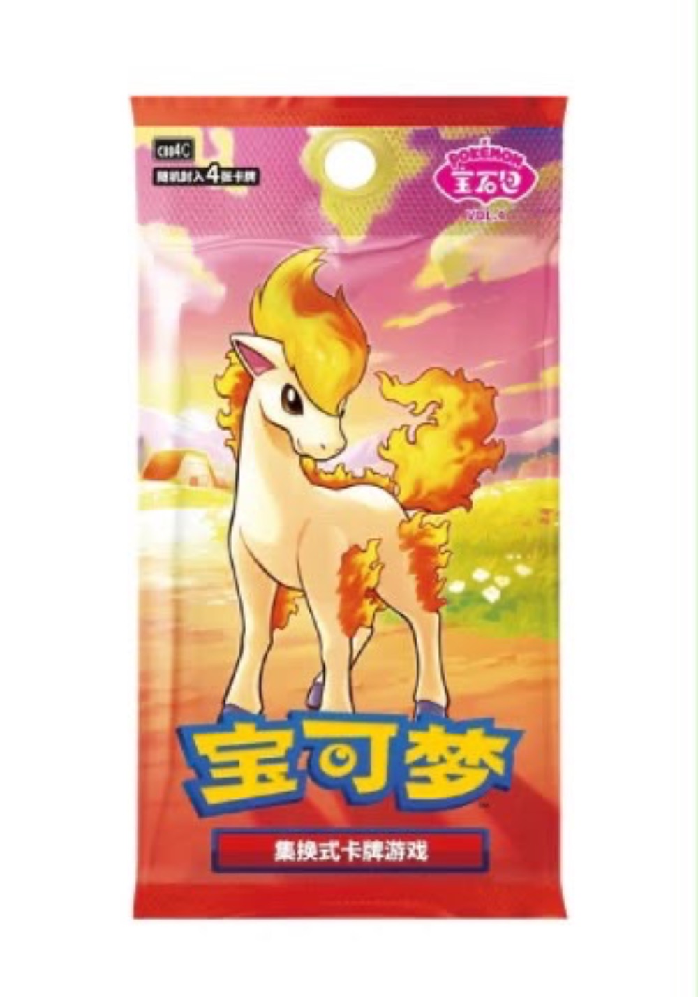 Booster Avulso GEM Pack Vol.4 Pokémon TCG CHN — Único, Novo